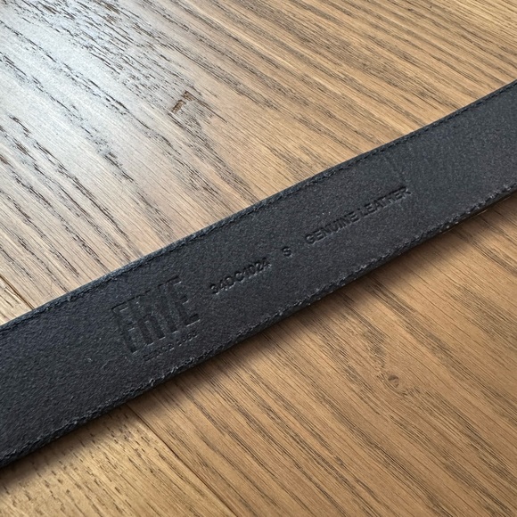 Frye Geo Pattern Beaded Leather Belt - NWOT - Size S 30” - Brown, Orange & Cream - Picture 5 of 8